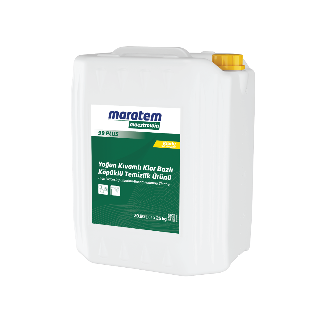 Maestrowin 99 PLUS Yoğun Kıvamlı Klor Bazlı Köpüklü Temizlik Ürünü