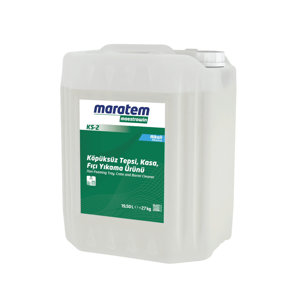 Maestrowin KS-2 Köpüksüz Tepsi, Kasa, Fıçı Yıkama Ürünü