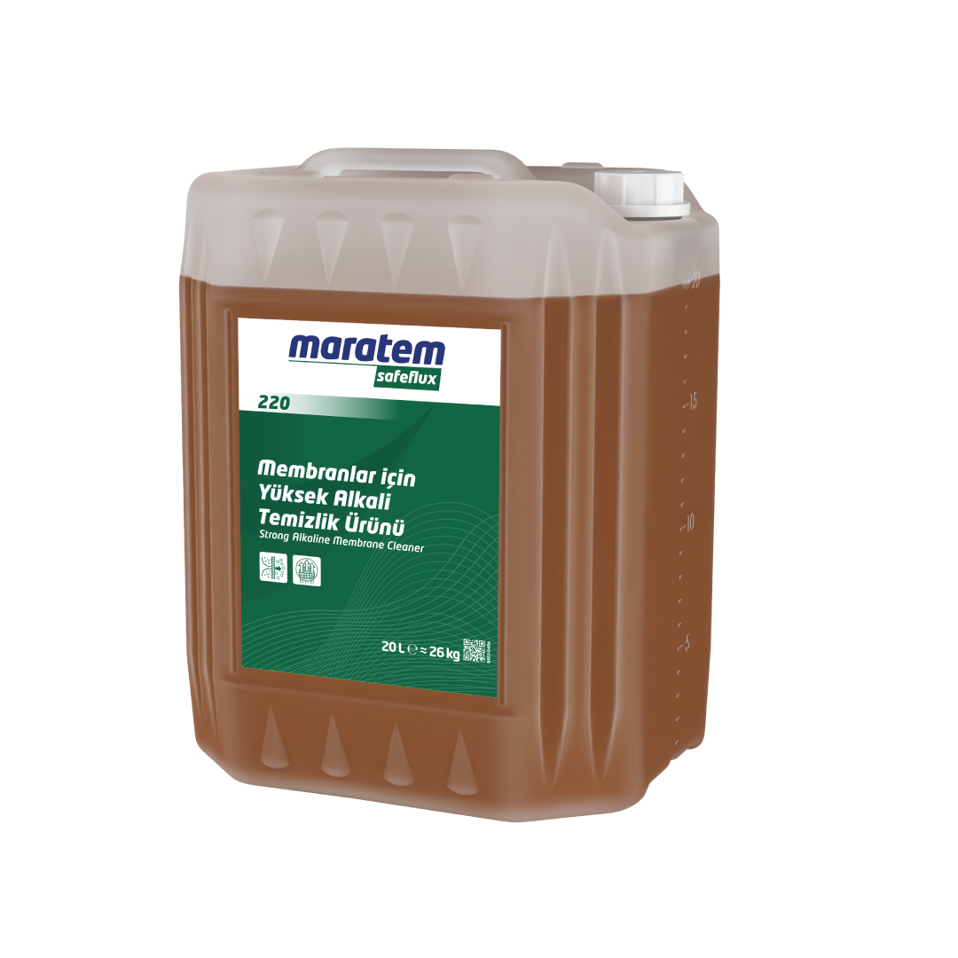 Safeflux 220 Membranlar için Yüksek Alkali Temizlik Ürünü